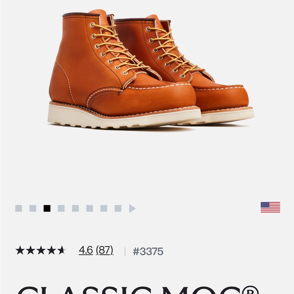 Red Wing Shoes Women’s Moc Boots - Tan Leather